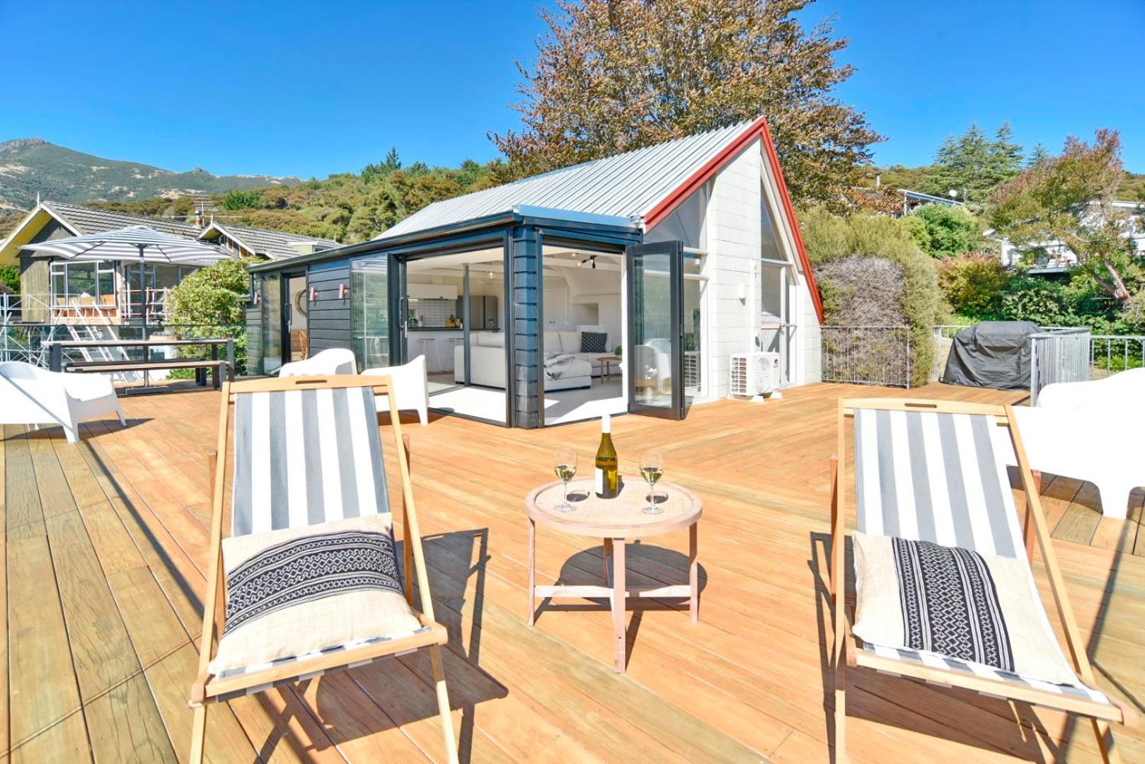Akaroa Harbour View - Christchurch Holiday Homes Buitenkant foto