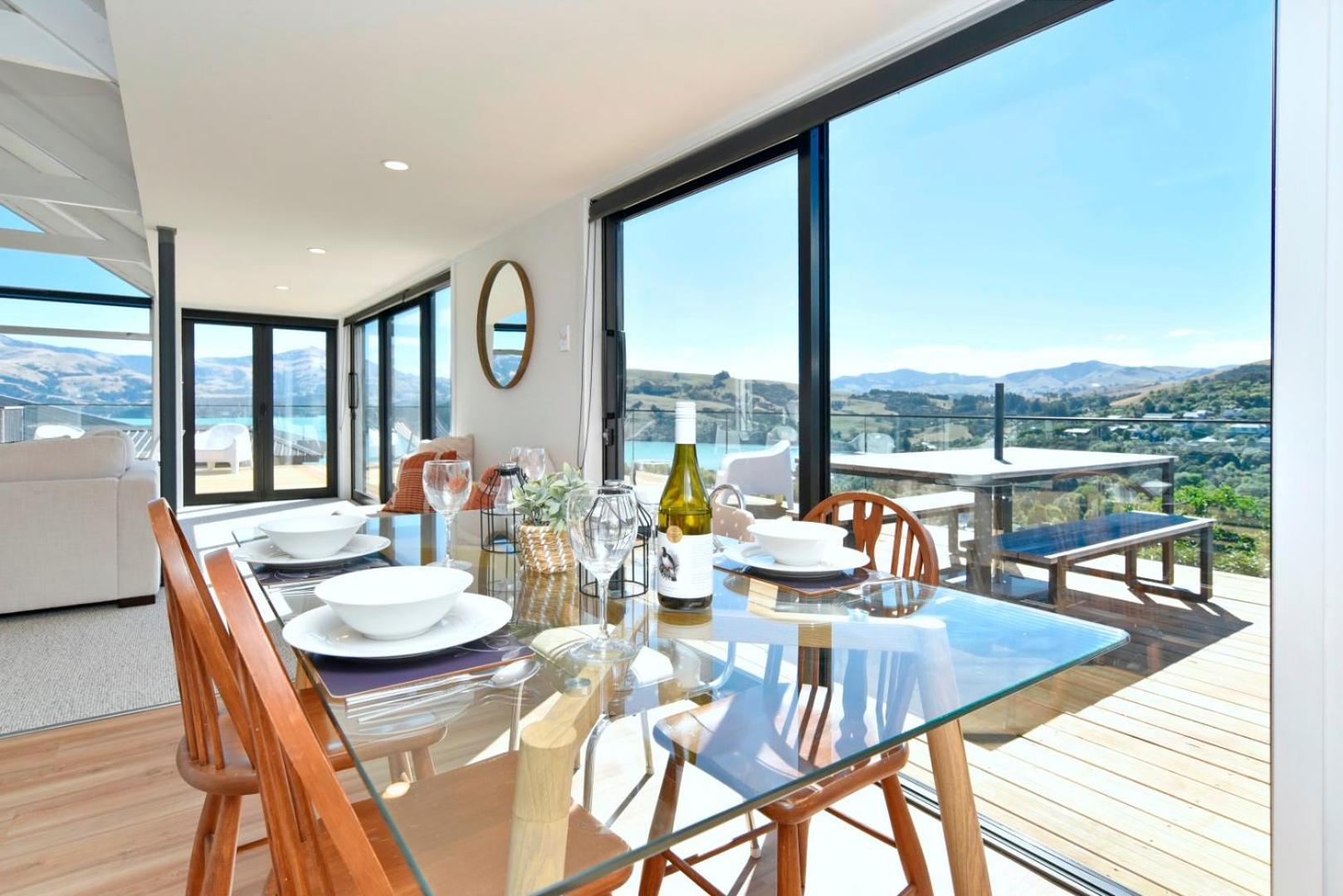 Akaroa Harbour View - Christchurch Holiday Homes Buitenkant foto