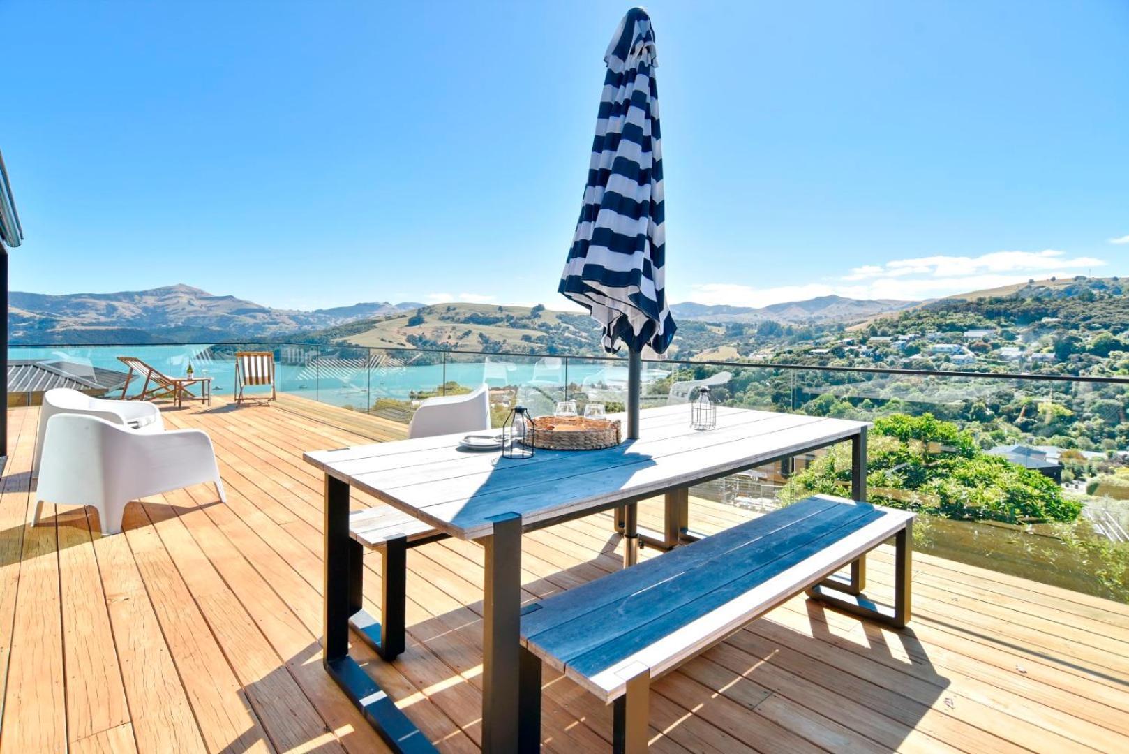 Akaroa Harbour View - Christchurch Holiday Homes Buitenkant foto
