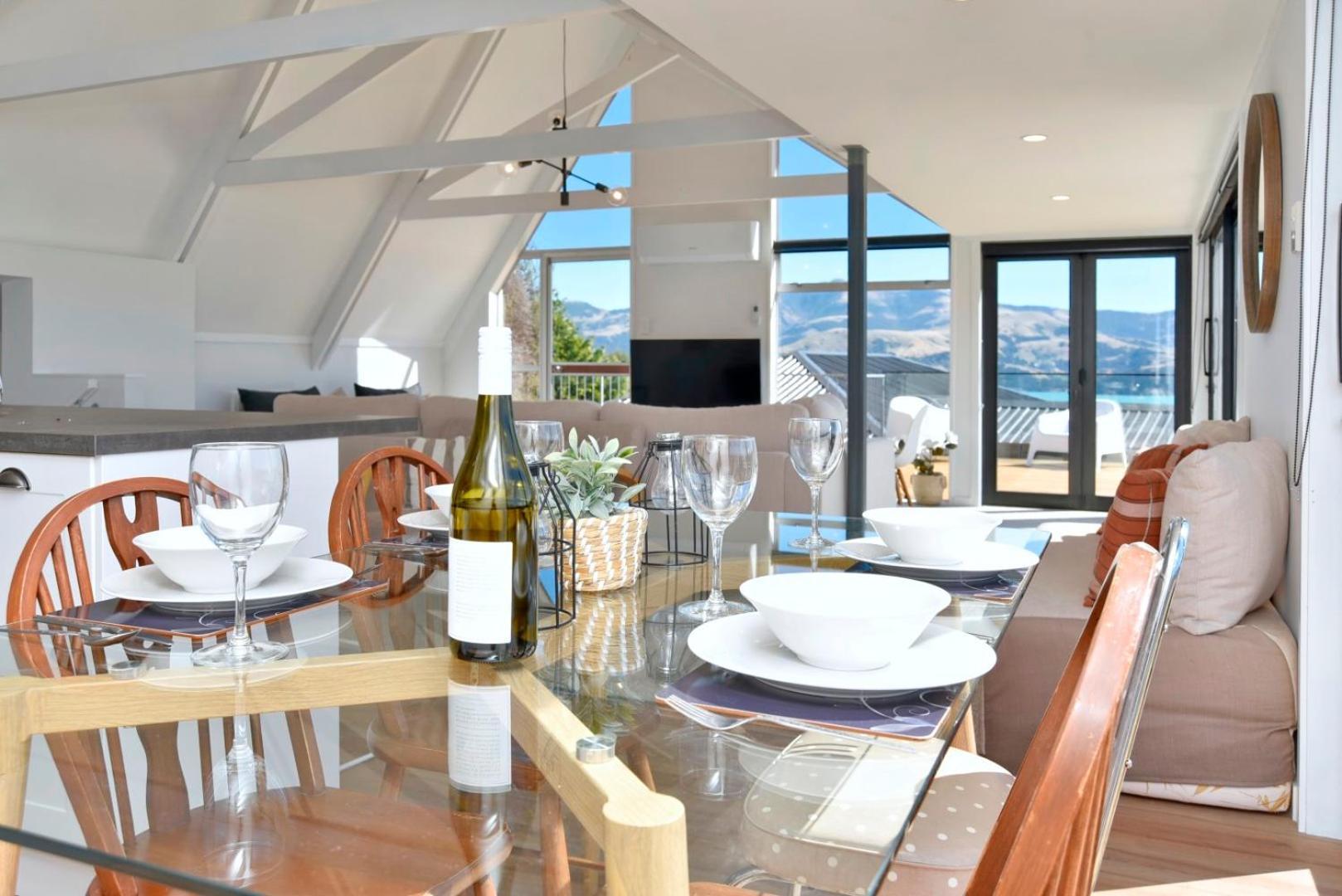 Akaroa Harbour View - Christchurch Holiday Homes Buitenkant foto