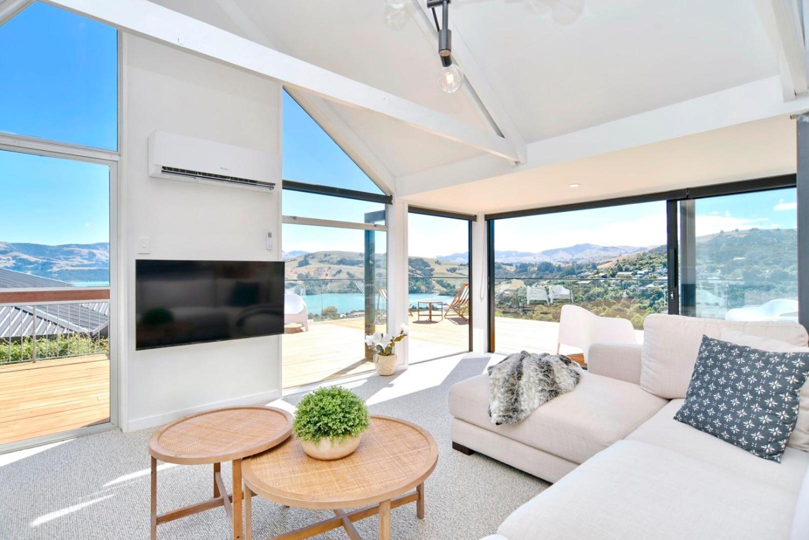 Akaroa Harbour View - Christchurch Holiday Homes Buitenkant foto